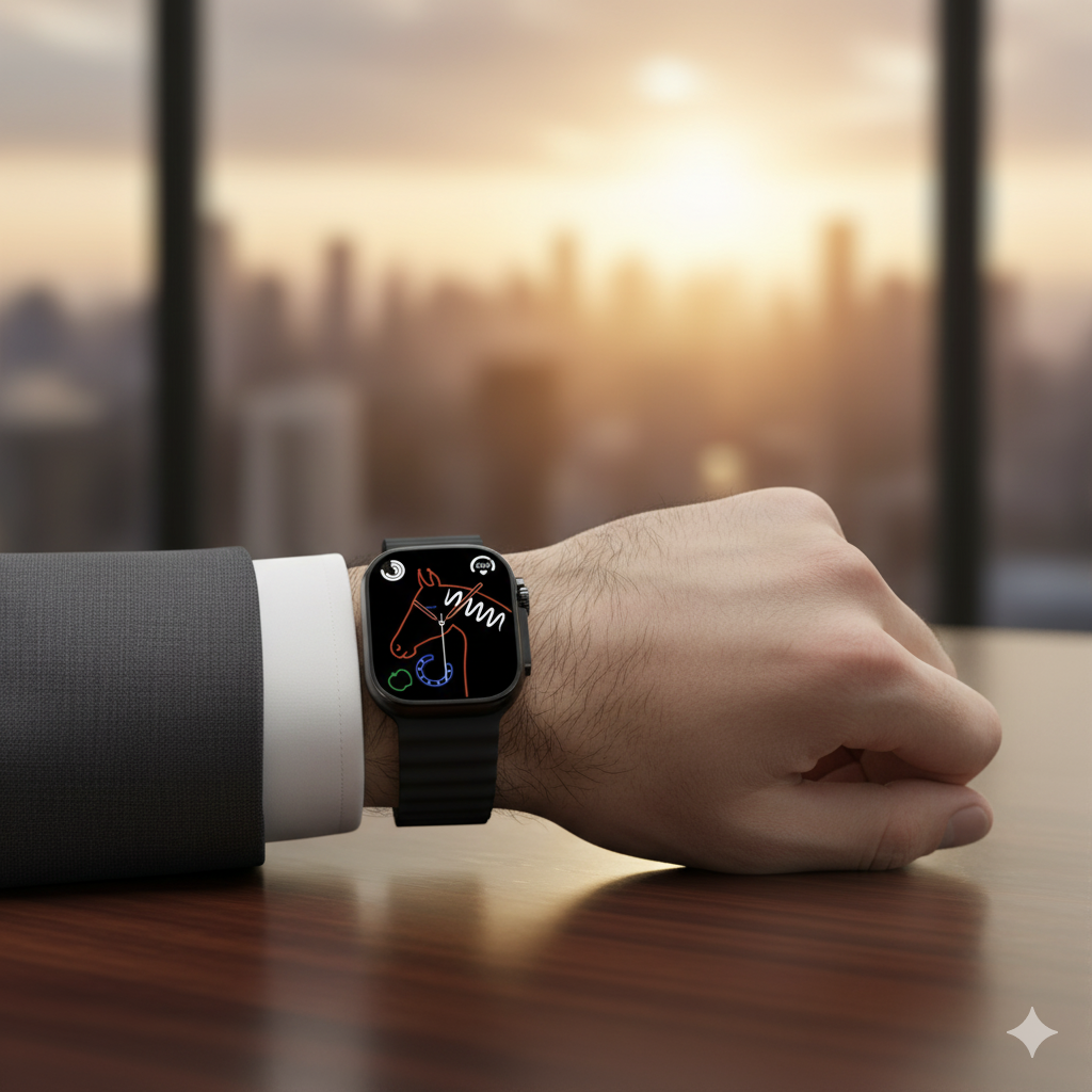 Smartwatch Ultra 3 | Multifuncional con 7 Correas Intercambiables, Medidor de Salud (ECG/Presión), Resistencia al Agua + Parlante Bluetooth de Regalo