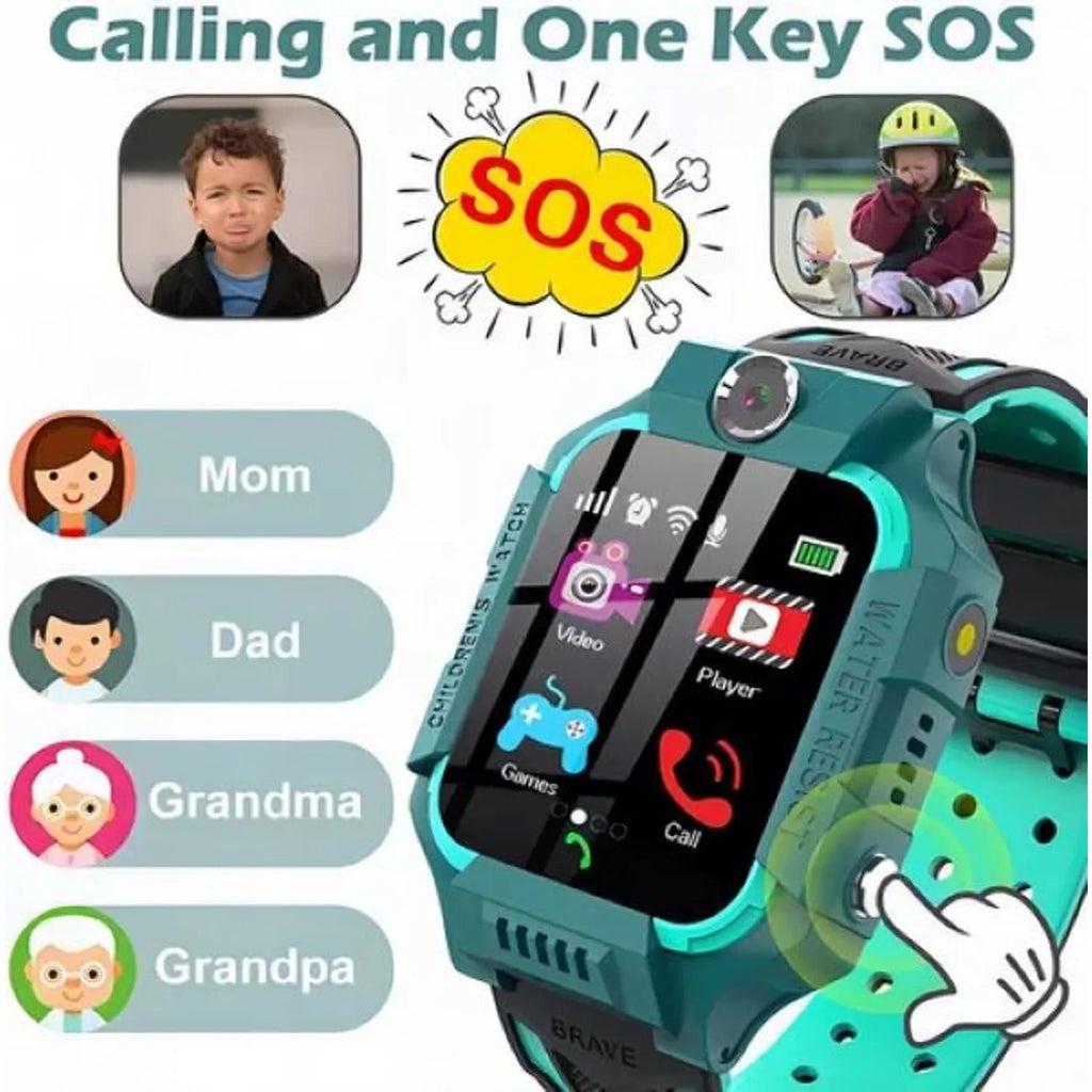 Reloj GPS Q19 para Niños y Niñas | Smartwatch con Llamadas y Botón SOS