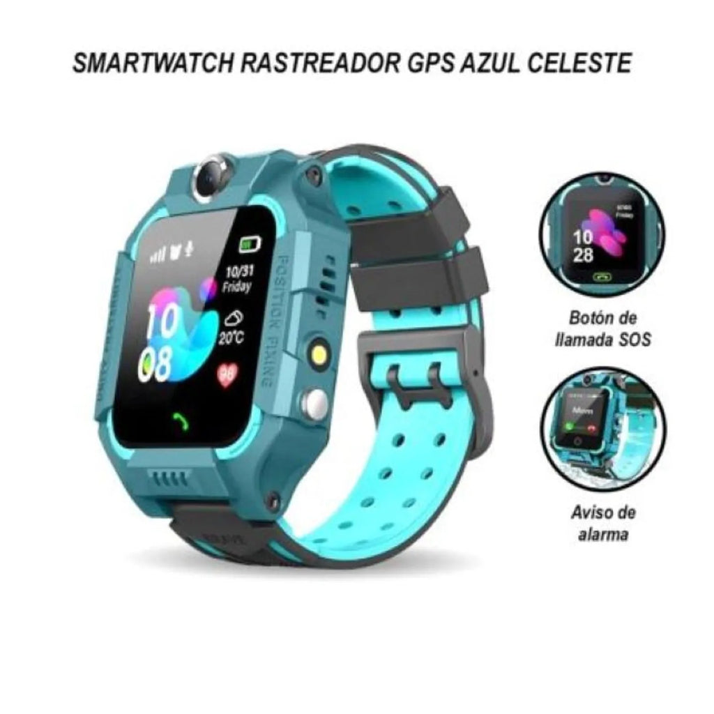 Reloj GPS Q19 para Niños y Niñas | Smartwatch con Llamadas y Botón SOS